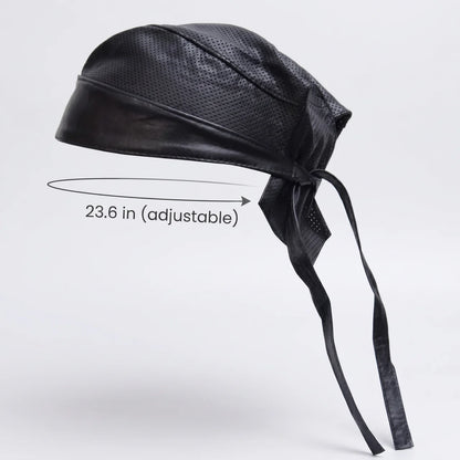 EKON Perforated Biker Skull Cap