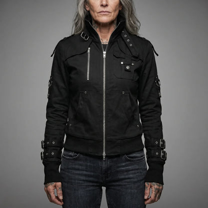 EKON Shadow Buckle Moto Jacket