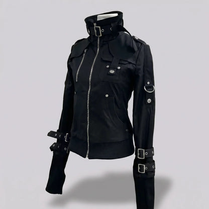 EKON Shadow Buckle Moto Jacket