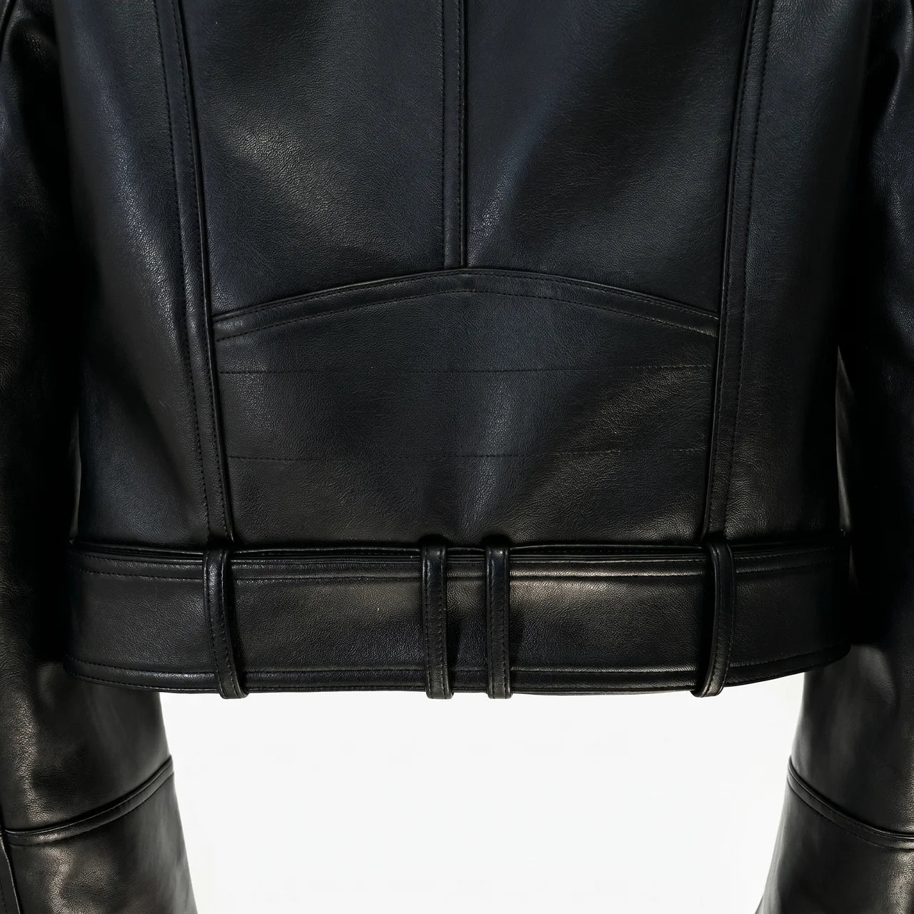 EKON Lioncrest Cropped Moto Jacket