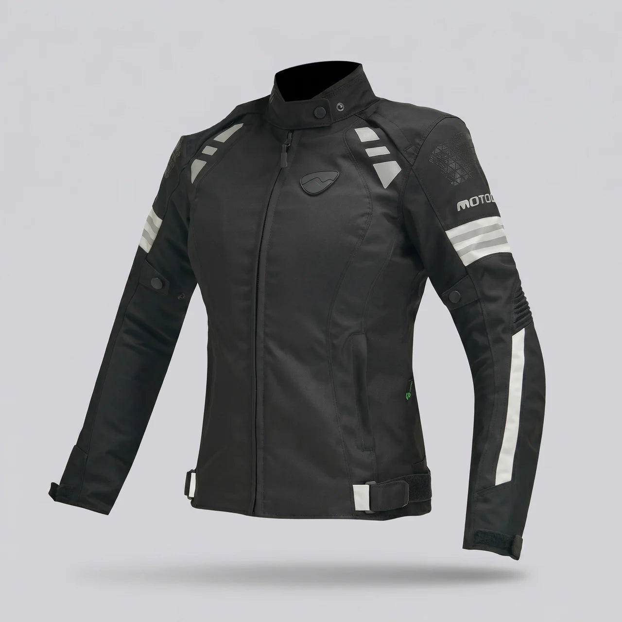 EKON Women’s Lined Protective Riding Jacket Black