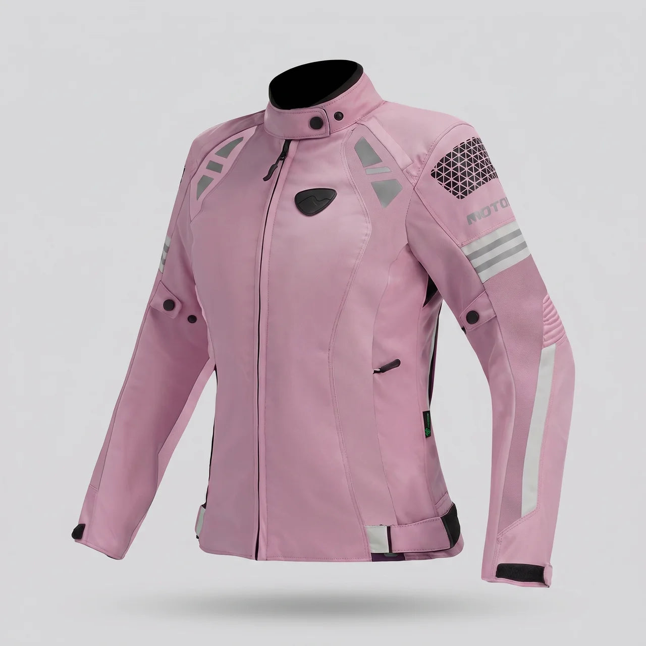 EKON Women’s Lined Protective Riding Jacket Pink