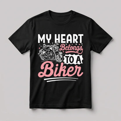 EKON My Heart Belongs Biker Tee