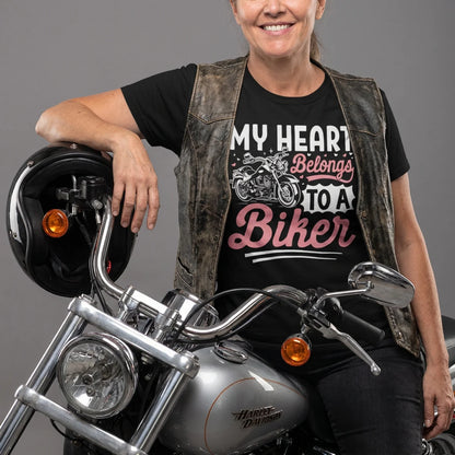 EKON My Heart Belongs Biker Tee