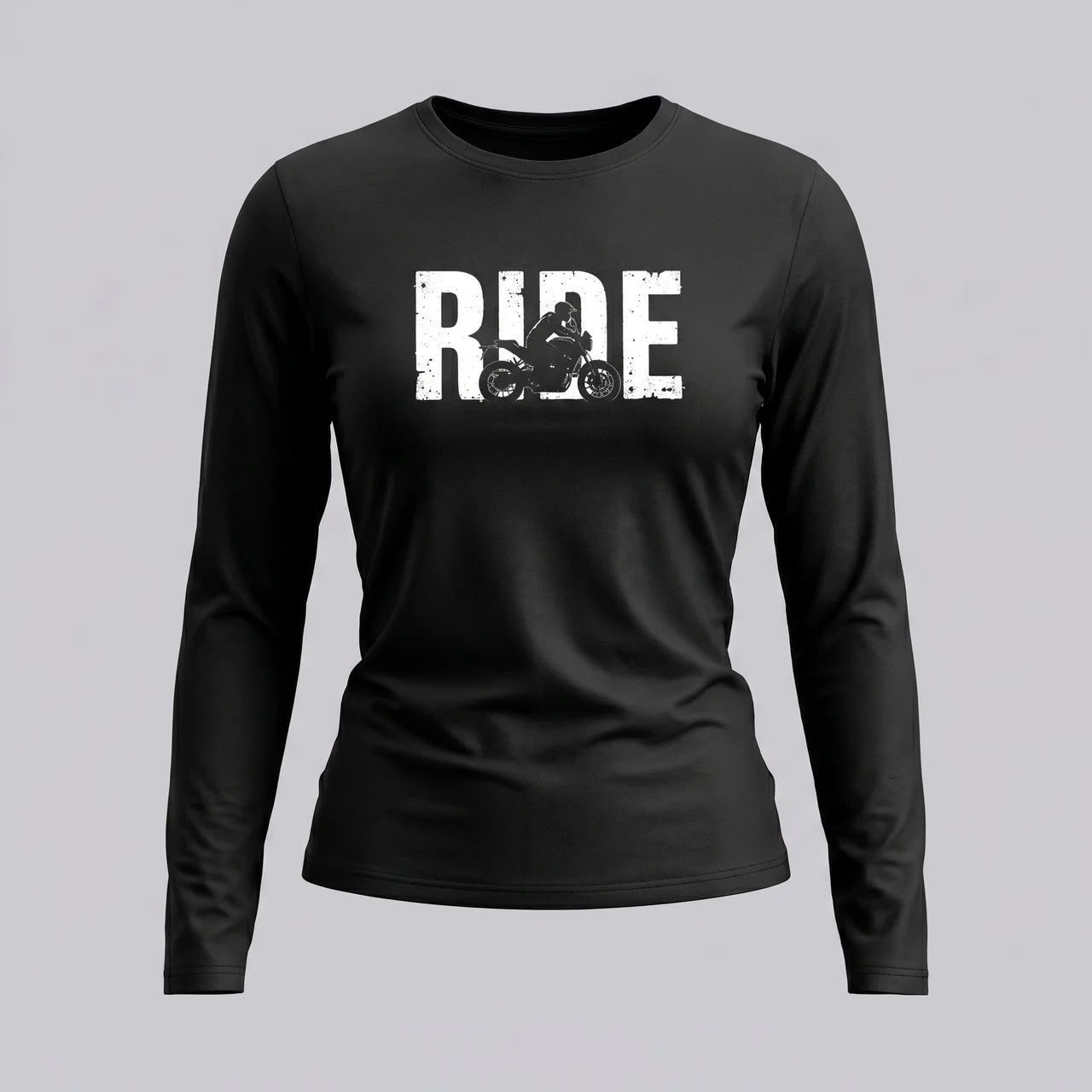 EKON Women’s Ride Graphic Long-Sleeve Tee Black
