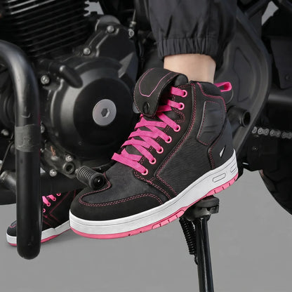 EKON PinkShift Lace-Up Riding Shoes