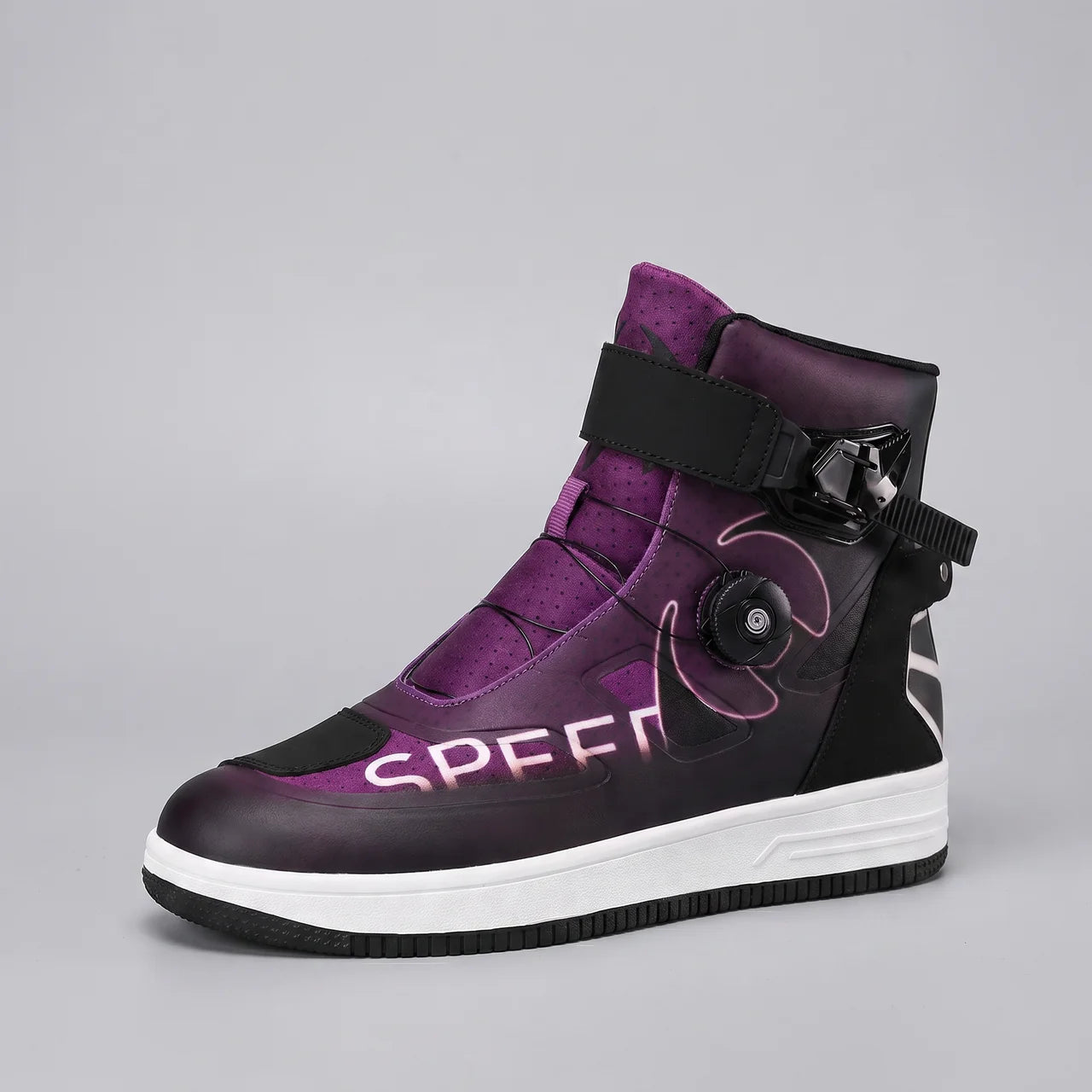 EKON SwiftBuckle Colorblock Riding Shoes Purple