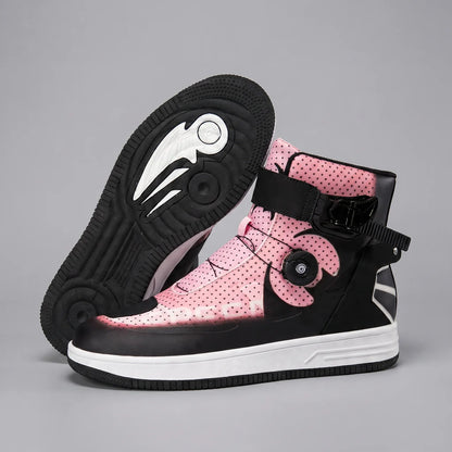 EKON SwiftBuckle Colorblock Riding Shoes Pink