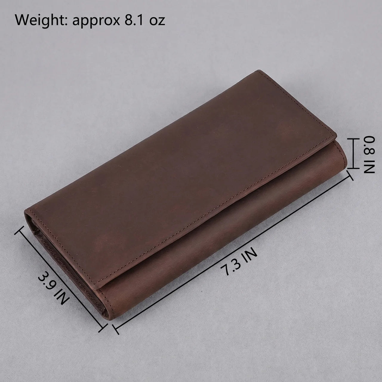 EKON Chain Leather Motorcycle Wallet