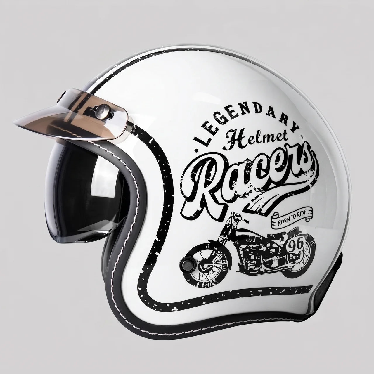 EKON 3/4 Open-Face Rider Helmet Paladin
