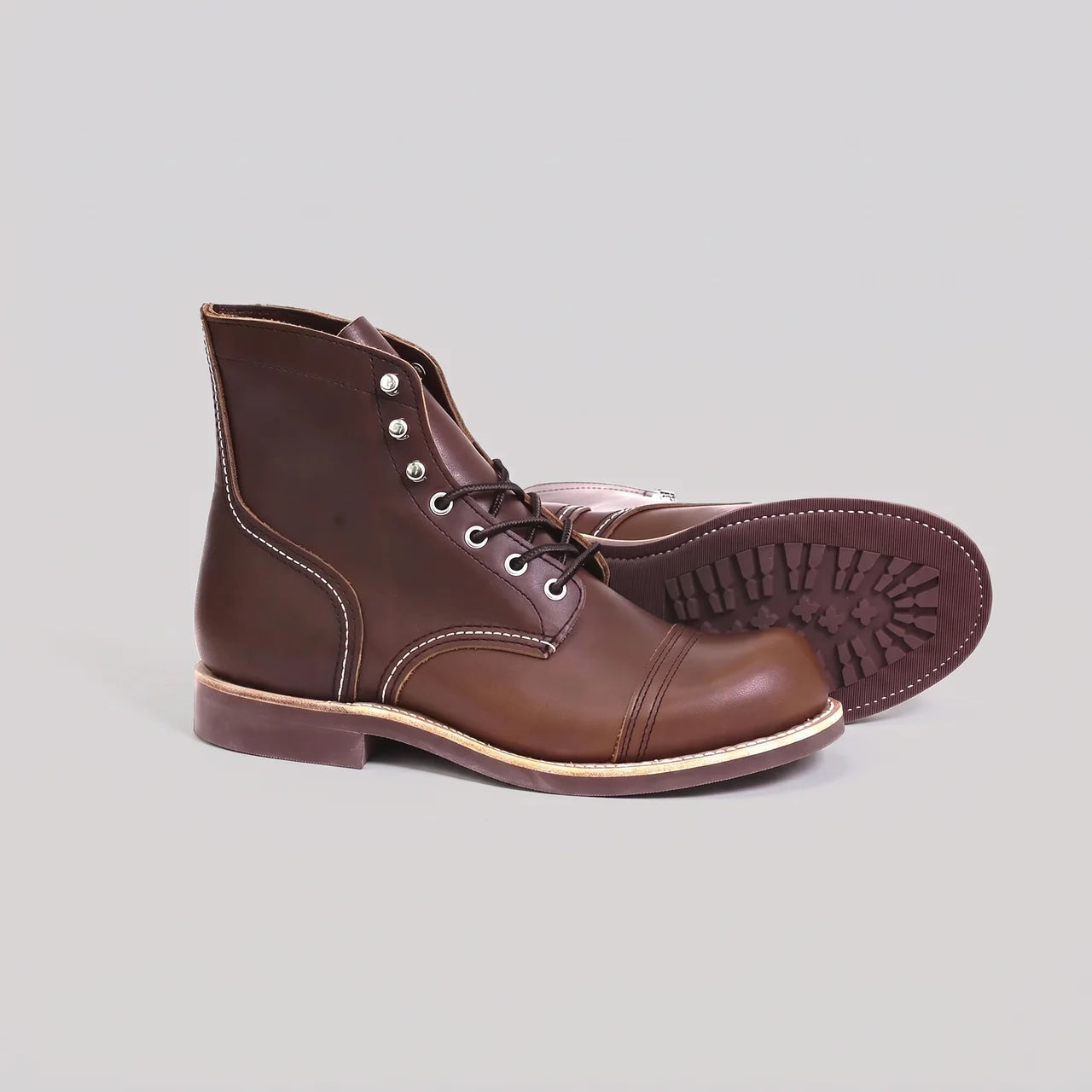 EKON HeritageWelt Cap-Toe Leather Boots