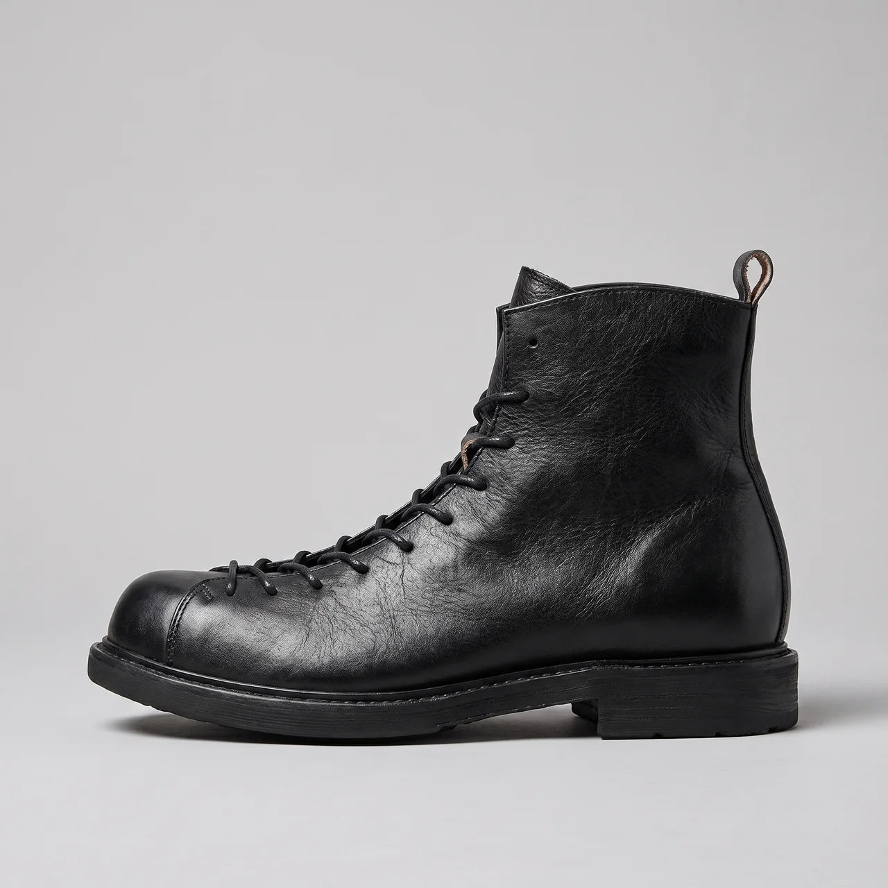 EKON Roadsmith Leather Lace-Up Boots