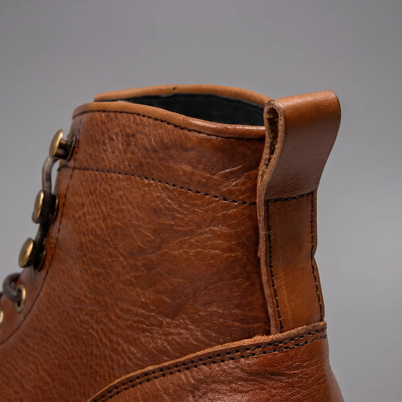 EKON Burnished Road Leather Moto Boots