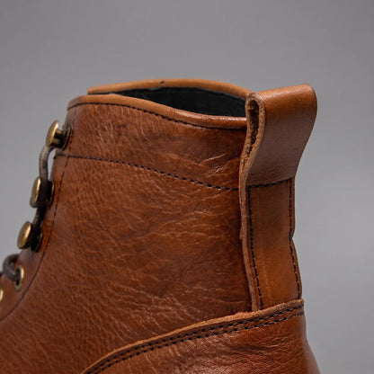 EKON Burnished Road Leather Moto Boots