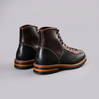 EKON WedgeCraft Cowhide Moto Boots