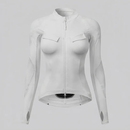EKON FlexShield Women's Armored Riding Top White