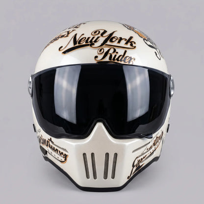 EKON New York Graphic Retro Helmet