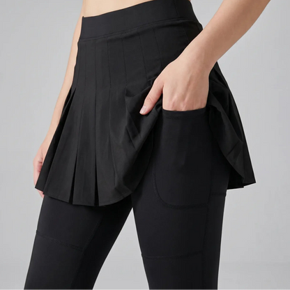 EKON Women’s Pleated Riding Leggings