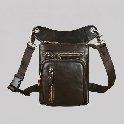 EKON RoadCarry Leather Leg Bag