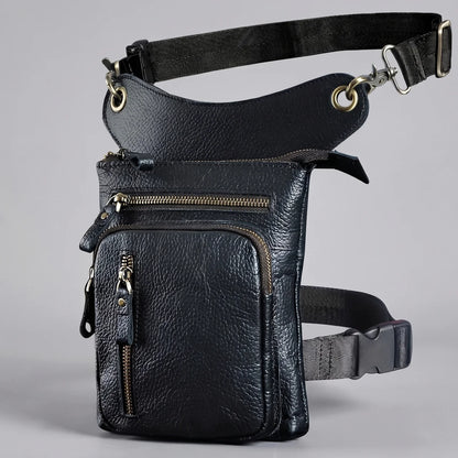 EKON RoadCarry Leather Leg Bag