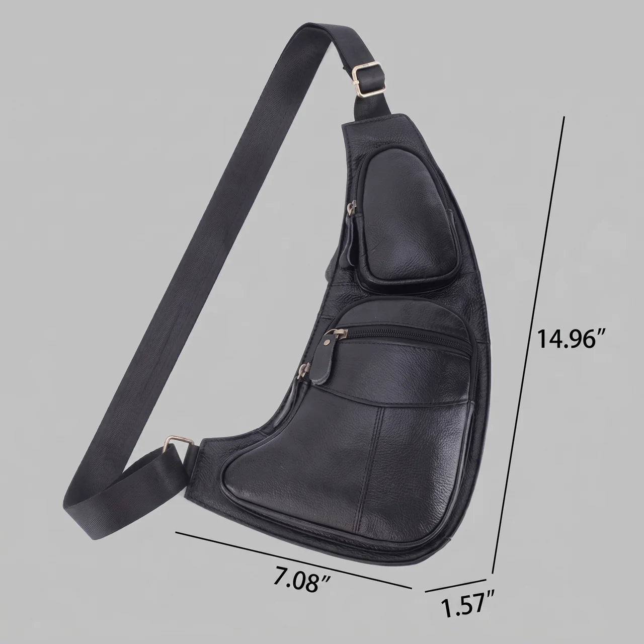 EKON RouteSling Leather Crossbody Bag
