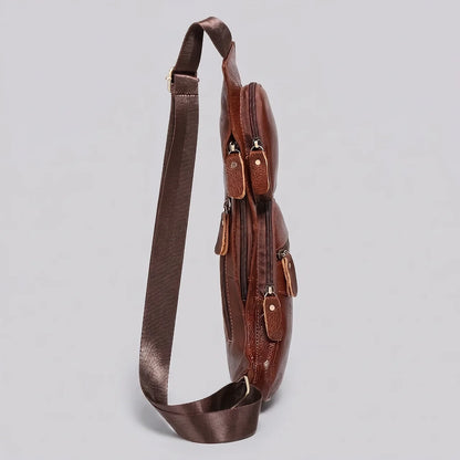 EKON RouteSling Leather Crossbody Bag
