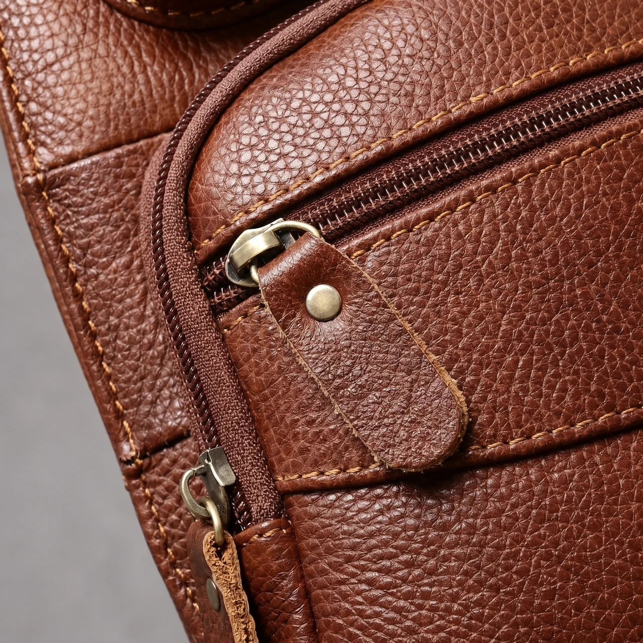 EKON RouteSling Leather Crossbody Bag