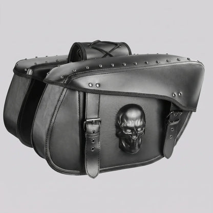 EKON SkullVault 8.45 gal Motorcycle Saddlebags