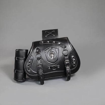 EKON ChainCrest Motorcycle Saddlebags
