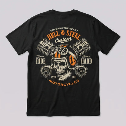 EKON Hellsteel Men’s Moto Graphic Tee