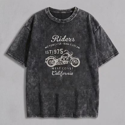 EKON WestRide Washed Moto Graphic Tee