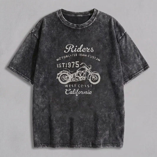 EKON WestRide Washed Moto Graphic Tee