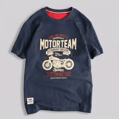 EKON MotorTeam Washed Moto Graphic Tee