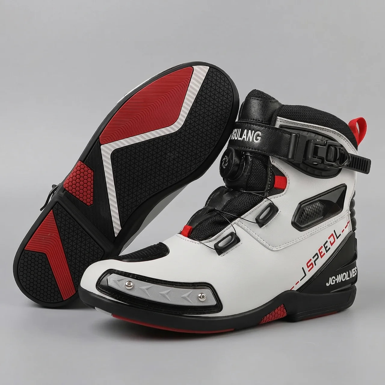 EKON SpeedLock Riding Shoes White