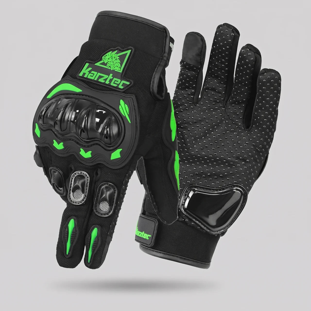 EKON AeroShield Riding Gloves Green