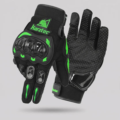 EKON AeroShield Riding Gloves Green
