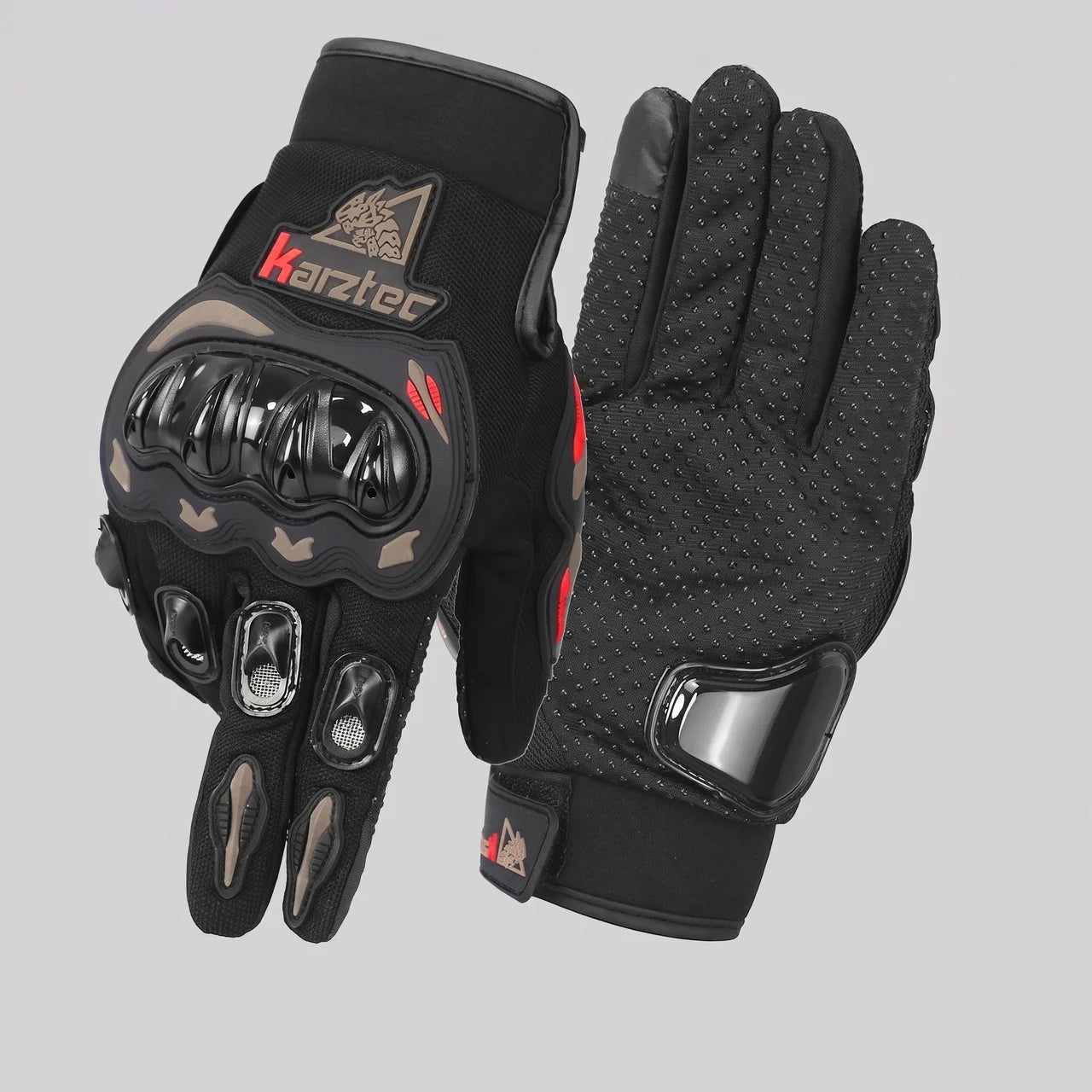 EKON AeroShield Riding Gloves Brown