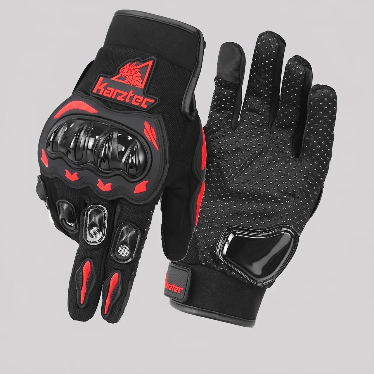 EKON AeroShield Riding Gloves Red
