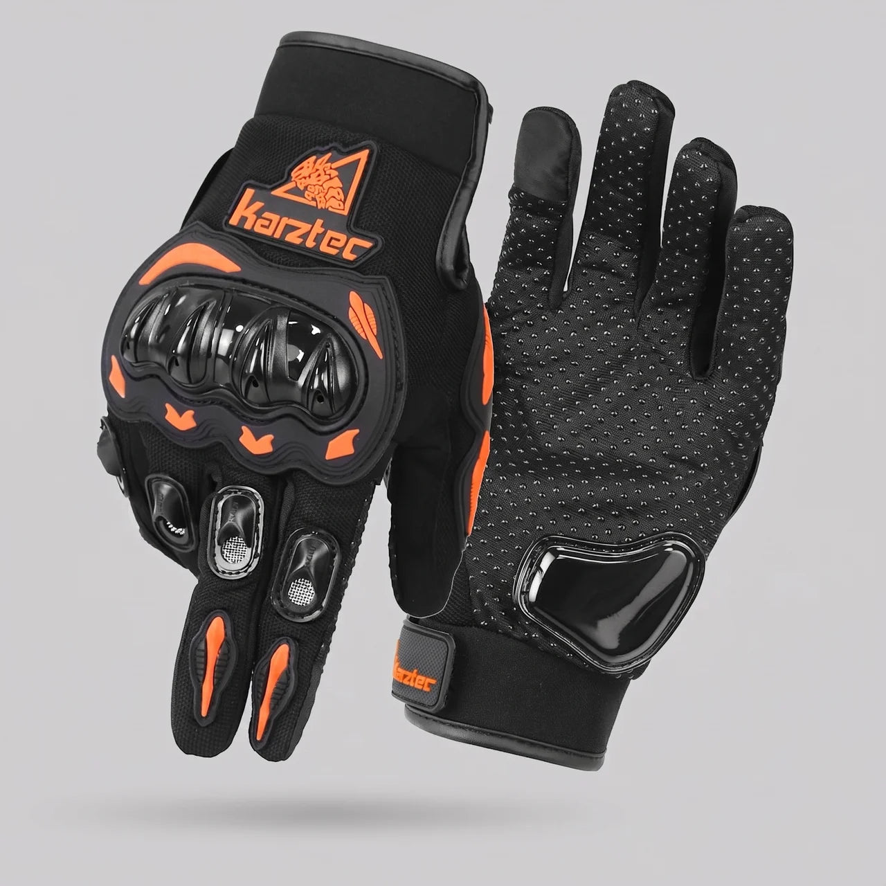 EKON AeroShield Riding Gloves Orange