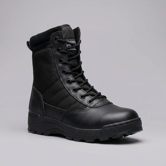 EKON SideZip Tactical Boots Black