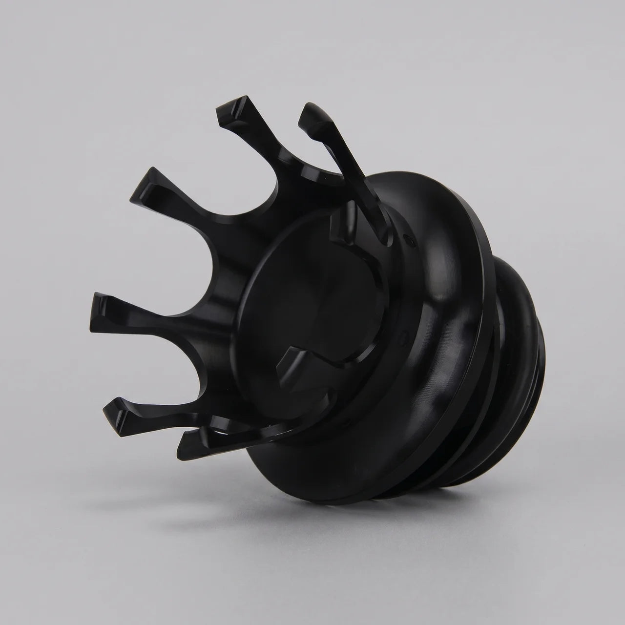 EKON Crown CNC Fuel Cap Black
