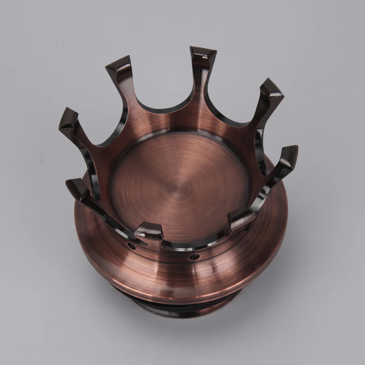 EKON Crown CNC Fuel Cap Brown