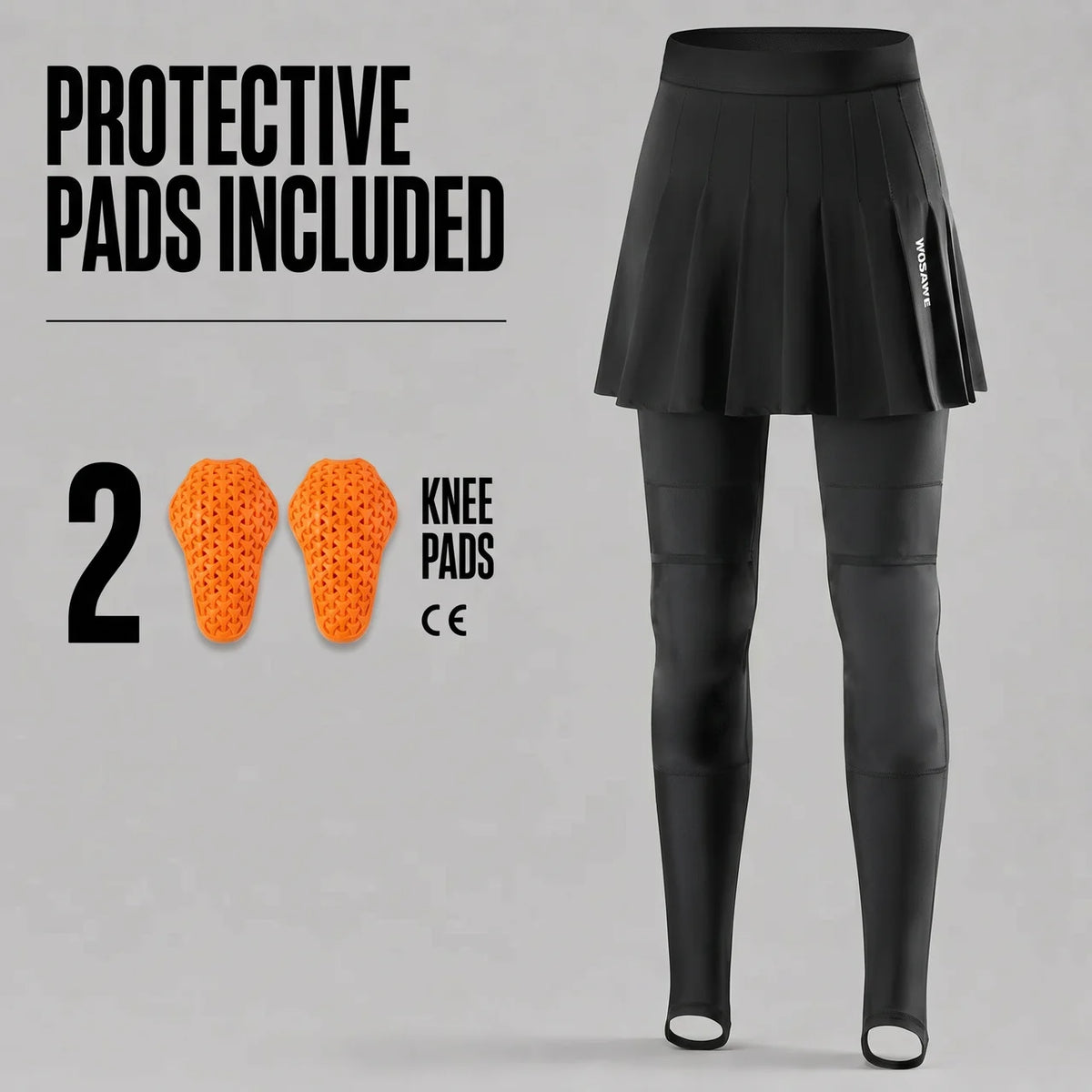 EKON Women’s Pleated Riding Leggings L US 8 10