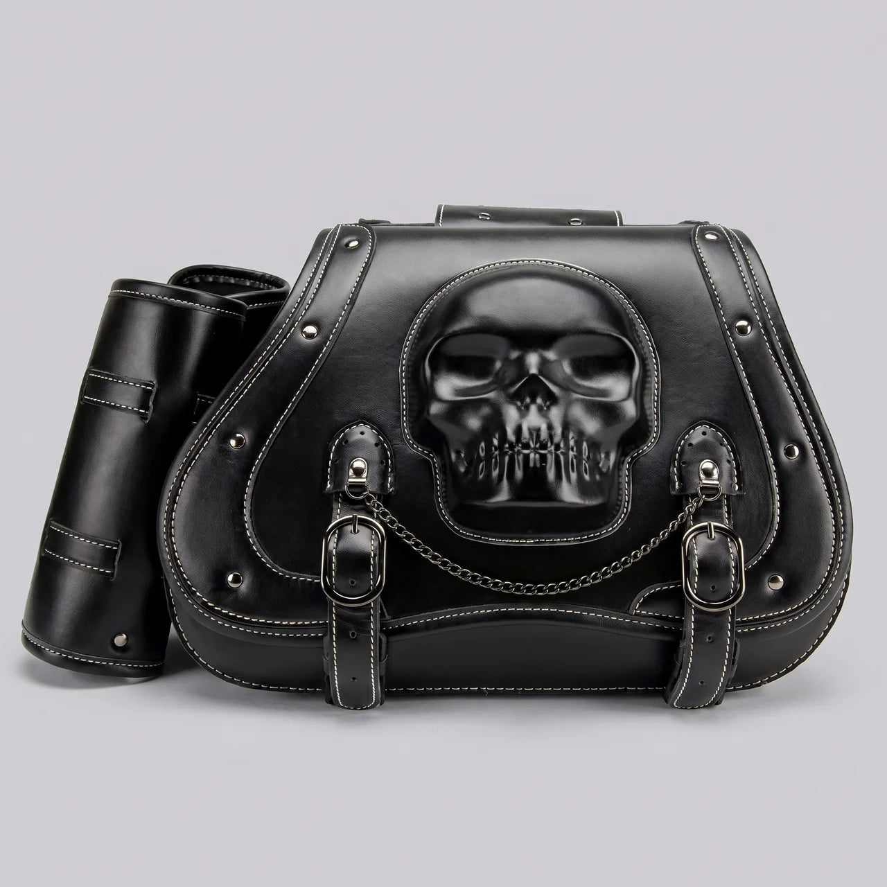 EKON SkullVault Motorcycle Saddlebags