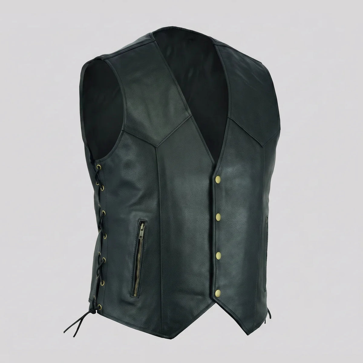 EKON Lace-Up Moto Vest