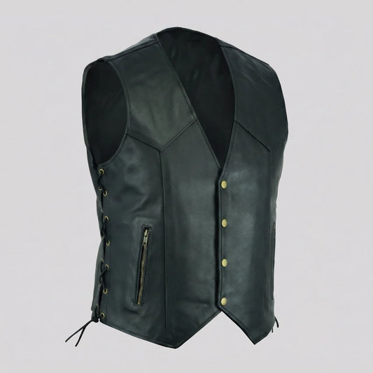 EKON Lace-Up Moto Vest