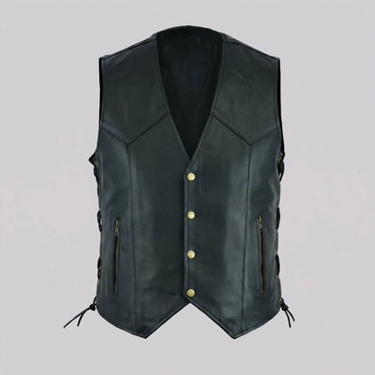 EKON Lace-Up Moto Vest