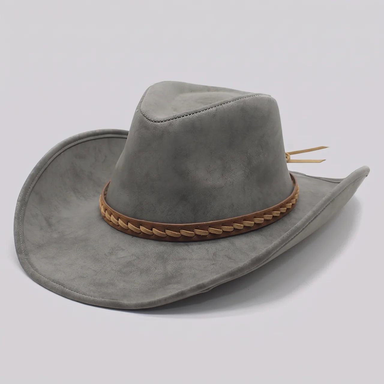 EKON Weathered Outback Cowboy Hat Medium Gray