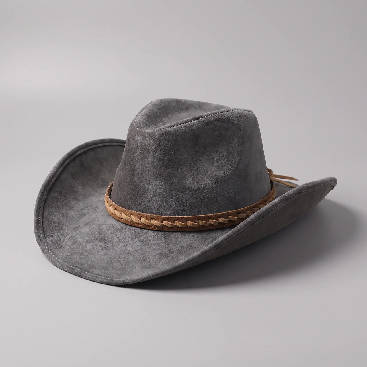 EKON Weathered Outback Cowboy Hat Dark Gray