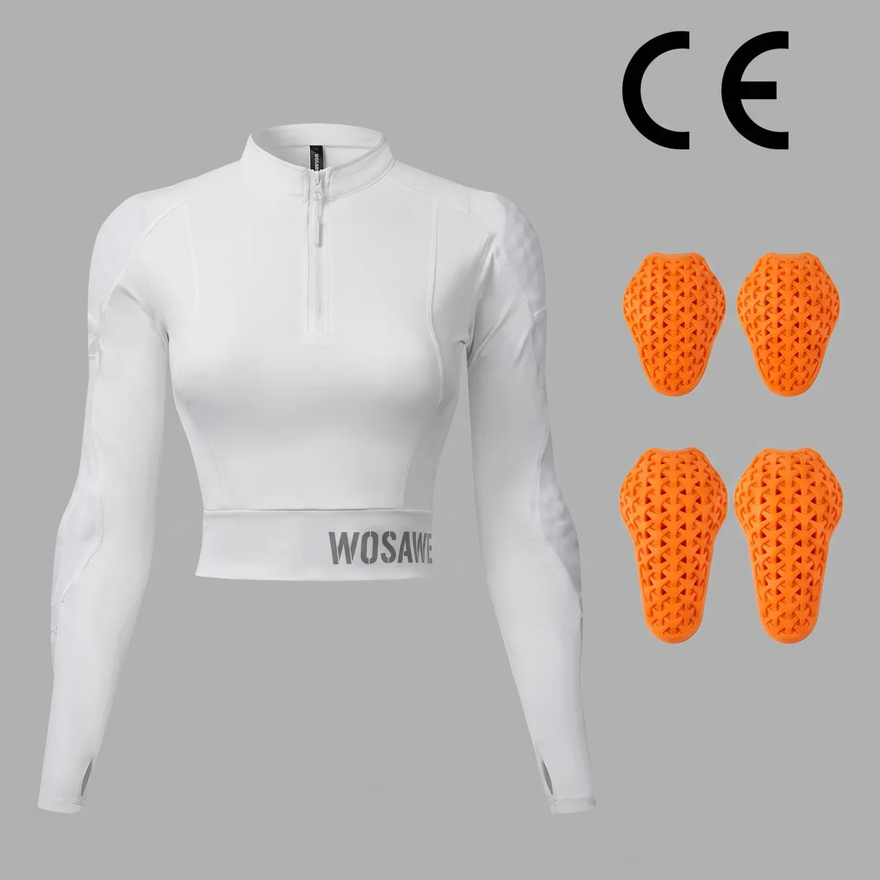 EKON Women’s Protective Half-Zip Riding Top